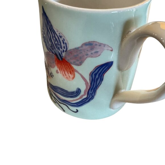 Anthropologie Sarah Gordon Bunny Mug 14.5 oz. Glazed Stoneware Woodlands Cottage - Picture 14 of 16